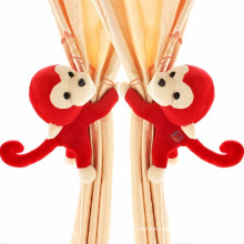 CHStoy artoon Monkey Curtain Buckle Windows Curtain Stuffed Doll Plush Toys Lovely Animal Decoration Curtain Accessories